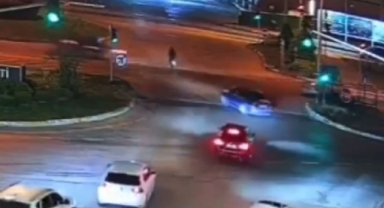 Giresun liman kavşağında kaza: Motosiklet sürücüsü yaralandı!