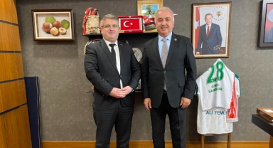 Giresun Milletvekili Temür'den ASKON İl Başkanı Yener Türk’e Teşekkür