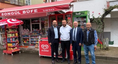 Giresun Milletvekili Temür'den Teyyaredüzü Mahallesi'nde Esnaf Ziyareti