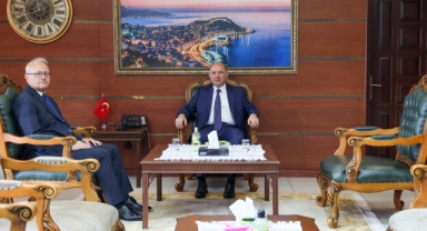 Giresun Valisi Serdengeçti, EYP ile Mücadele Koordine Müdürü Karabulut’u Ağırladı