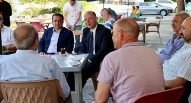 Giresun Valisi Serdengeçti, Gülburnu Köyünde Vatandaşlarla Buluştu