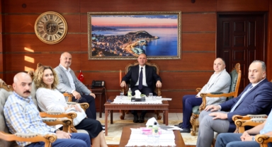 Giresun Valisi Serdengeçti, Sanayi Bölgeleri Genel Müdürlüğü Heyetini Ağırladı