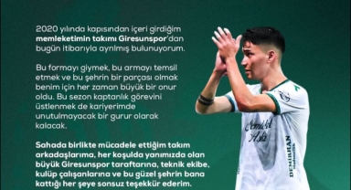 Giresunspor’da Veda: Ertuğrul Şenlikoğlu Takımdan Ayrıldı