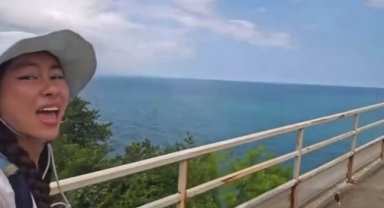 Güney Koreli gezgin Giresun'da