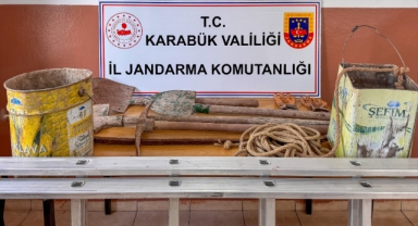 İzinsiz kazı yapan 2 kişi suçüstü yakalandı