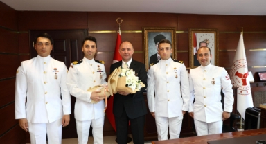 Kahraman Leventlerden Giresun Valisi Serdengeçti’ye Ziyaret