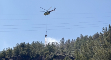 Karabük'te çıkan orman yangınına müdahale ediliyor