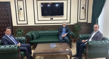 Millî Eğitim Bakan Yardımcısı Yelkenci’den, Dereli Kaymakamı Emrah Azman'a Ziyaret