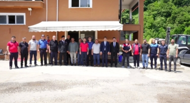 Piraziz Belediye Başkanı Ayyıldız'dan İtfaiye Personeline Bayram Ziyareti