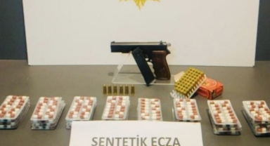 Samsun'da 6 bin 608 sentetik uyuşturucu hap ele geçirildi
