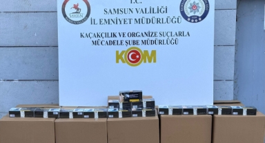 Samsun'da binlerce makaron ele geçirildi