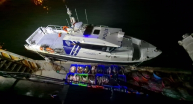 Samsun'da kaçak avlanan 6 ton kalkan balığı ele geçirildi