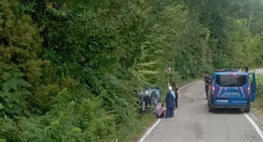 Takla atan cipteki 1 kişi yaralandı