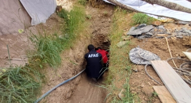 Taş ocağı çöktü: 3 kişinin hayatını kaybettiği taş ocağından ilk görüntüler