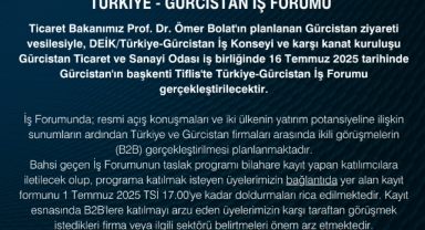 Tiflis’te Türkiye-Gürcistan İş Forumu Düzenlenecek