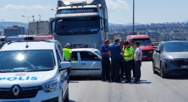Tır ile otomobil çarpıştı, 5 yaşındaki çocuk yaralandı
