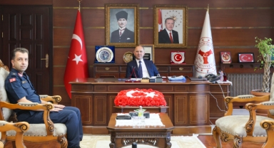 Vali Serdengeçti’den Jandarma Üsteğmen Temelci’ye Başarı Dileği