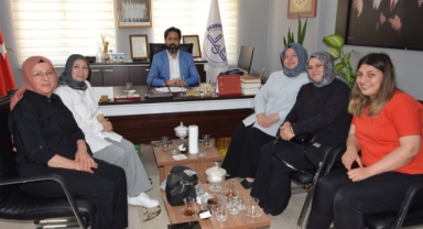 AK Parti Espiye Kadın Kollarından İlçe Müftüsü Osman Gülbe’ye Ziyaret