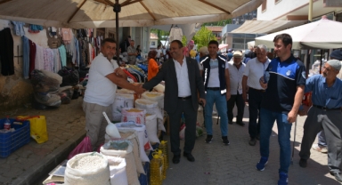Alucra Belediye Başkanı Demirağ, Pazar Yerinde Esnaf ve Vatandaşlarla Buluştu