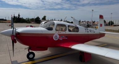 Bayburt-Erzurum sınırında uçak düştü!