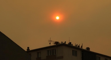 Bilecik’teki yangında Eskişehir semaları dumanla kaplandı