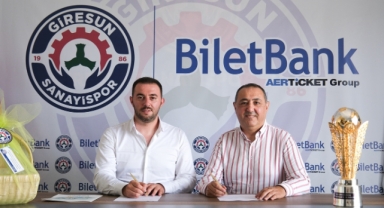 BiletBank, Giresun Sanayispor’un Kol Sponsoru Oldu