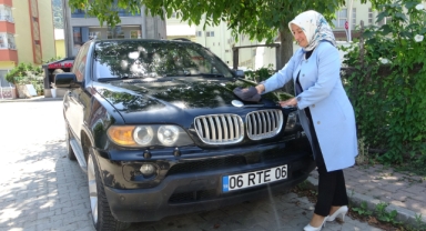 Bu araç yolda göreni şaşırtıyor! 06 RTE 06 Giresun'da