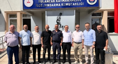 Bulancak’ta Güvenlik Gündemi: Başkan Demir’den Jandarma Komutanlığına Teşekkür Ziyareti