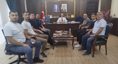 Derelispor’dan Kaymakam Emrah Azman’a Nezaket Ziyareti
