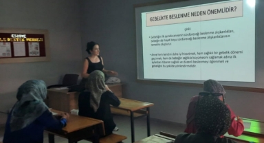 Espiye'de Anne Adaylarına Normal Doğum Eğitimi