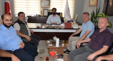 Espiye İlçe Müftüsü Gülbe, Kurum Müdürlerini Ağırladı