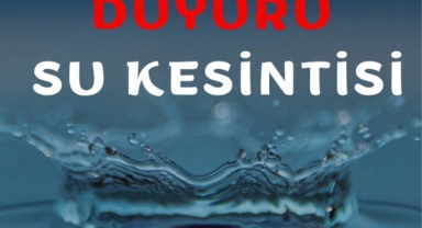 Eynesil'de Su Kesintisi Uyarısı