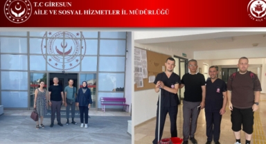 Giresun Aile ve Sosyal Hizmetler İl Müdürü Modaoğlu'ndan Giresun Rehabilitasyon Merkezine Kapsamlı Denetim
