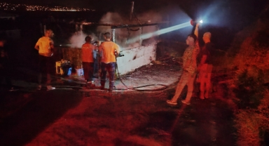 Giresun’da Yangın Paniği! İş Yeri Küle Döndü