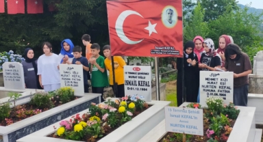 Giresun’da Yaz Kur’an Kursu Öğrencileri Şehitleri Rahmet ve Minnetle Yad Etti