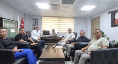 Giresun İl Sağlık Müdürü Aksoy'dan, Başhekim Aksu’ya Hayırlı Olsun Ziyareti