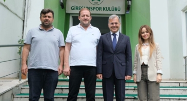 Giresun Kent Konseyi Başkanı İsmail Cem Feridunoğlu’ndan Giresunspor’a Ziyaret