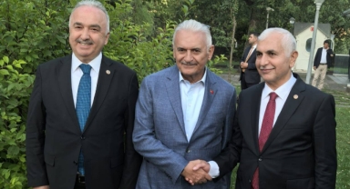 Giresun Milletvekili Temür, Binali Yıldırım ile TBMM’de Görüştü