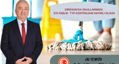 Giresun Milletvekili Temür’den Okullara 370 Kişilik İŞKUR Temizlik Personeli İstihdamı Müjdesi
