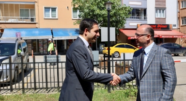 Giresun Valisi Serdengeçti’den Bulancak'ta Yeni Göreve Başlayan Kaymakam Tuncer’e Hayırlı Olsun Ziyareti