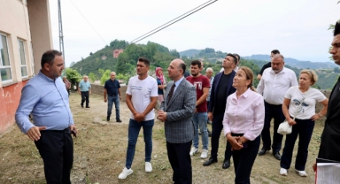 Giresun Valisi Serdengeçti Sahada: Köylerin İhtiyaçları Yerinde Dinleniyor