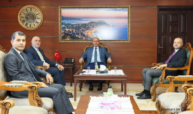 Giresun Valisi Serdengeçti, TEMSAN Heyetini Ağırladı