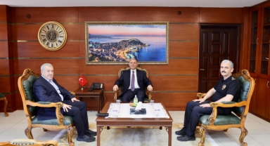 Giresun Valisi Serdengeçti’ye Emniyet Teşkilatından Üst Düzey Ziyaret