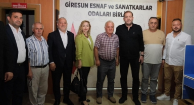 Giresunspor Yönetiminden GESOB Başkanı Ali Kara’ya Ziyaret