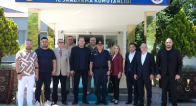 Giresunspor Yönetiminden İl Jandarma Komutanı Özer’e Nezaket Ziyareti