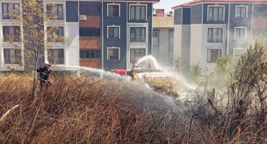 Hastane yakınında yangın paniği