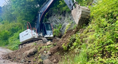 Heyelanla Mücadelede Giresun İl Özel İdaresi’nden Hızlı ve Etkin Çözüm