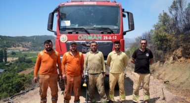 İzmir'e görevlendirilen Giresunlu orman işçileri ‘son ateş sönünceye kadar’ mücadelede kararlı