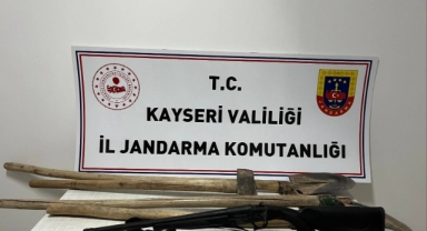 Jandarmadan izinsiz kazı yapanlara suçüstü