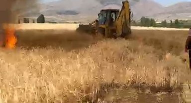 Karadeniz'in o kentinde anız yangını paniği